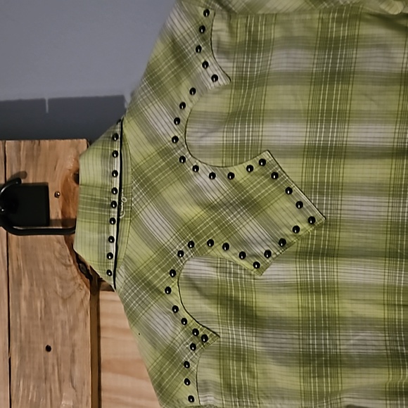 Dress - western style, green, size small - Picture 4 of 4